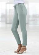 NU 20% KORTING: Lascana Jogpants met elastische tailleband en riemluss...