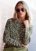 Lascana Sweatshirt met statement print, loungepak