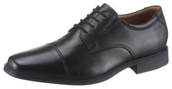 Clarks Veterschoenen Tilden Cap met modieuze kruisnaad, vrijetijdsscho...