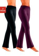 vivance active Jazzpants met licht uitlopende pijpen, loungewear (2-de...