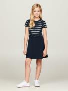 NU 20% KORTING: Tommy Hilfiger Jerseyjurk ESSENTIAL SKATER DRESS met m...