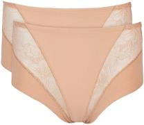 NU 20% KORTING: Nina Von C. Tailleslip "Cotton Shape" met inzet bovena...