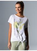 Trigema T-shirt TRIGEMA T-shirt met modieuze knoop (1-delig)