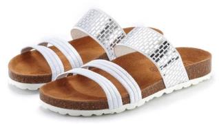 NU 20% KORTING: Lascana Slippers Mule, sandaal, open schoen met kurkvo...