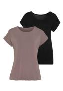 NU 20% KORTING: Vivance T-shirt met elastische zoomafwerking van visco...