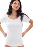 NU 20% KORTING: Mey T-shirt COTTON PURE Diepe, ronde hals