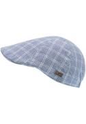 NU 20% KORTING: chillouts Sportpet Flat cap, geruit, kurken hoed met e...