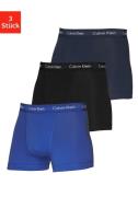 Calvin Klein Trunk in blau tinten met logo-elastische tailleband (3 st...