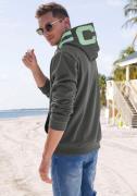 NU 20% KORTING: FCUK Hoodie in regular fit en lange mouw, sweatshirt m...