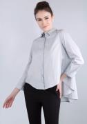 IMPERIAL Klassieke blouse IMP-C ED4BBE klokkend model met boogzoom