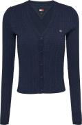 NU 20% KORTING: TOMMY JEANS Vest TJW CABLE ESSENTIAL CARDIGAN