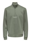 ONLY & SONS Sweatshirt ONSCURATED REG HALF ZIP SWEAT