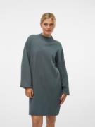 NU 20% KORTING: Vero Moda Gebreide jurk VMNANCY LS FUNNELNECK DRESS GA...