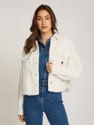 TOMMY JEANS Outdoorblouse TJW TEDDY BADGE OVERSHIRT EXT