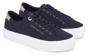 Tommy Hilfiger Plateausneakers ESSENTIAL VULC CANVAS SNEAKER Contrasta...