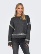 NU 20% KORTING: Only Trui met ronde hals ONLAMANDA LIFE LS O-NECK DETA...