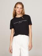 NU 20% KORTING: Tommy Hilfiger T-shirt REG CORP LOGO C-NK SS met een l...