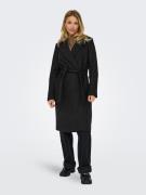 NU 20% KORTING: Only Lange jas ONLALVILDA LIFE WRAP COAT OTW