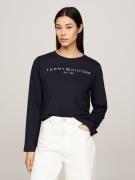 Tommy Hilfiger Shirt met lange mouwen REG CORP LOGO C-NK LS met een lo...