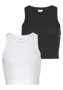 NU 20% KORTING: Lascana Crop-top van zachte ribstof, zomerse basis top...