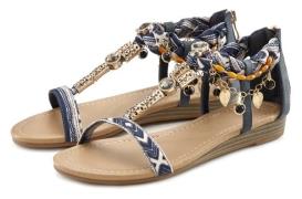 NU 20% KORTING: Lascana Sandalen Sandalette, zomerschoen, kleine sleeh...