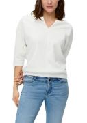 s.Oliver T-shirt 3/4 mouw - met stretch