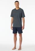 Schiesser Shortama "Comfort Essentials" met bovenkant met patroon (2-d...