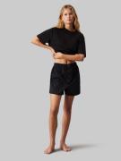 NU 20% KORTING: Calvin Klein Shortama S/S SHORT SET met bedrukte short...