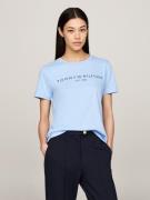 NU 20% KORTING: Tommy Hilfiger T-shirt REG CORP LOGO C-NK SS met een l...