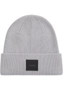 NU 20% KORTING: Calvin Klein Beanie COTTON/WOOL FINE RIB BEANIE