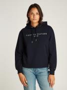 Tommy Hilfiger Hoodie MDRN REG CORP LOGO HOODIE met geborduurd logo-op...