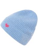 NU 20% KORTING: Zwillingsherz Beanie met hart applicatie (set)