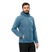 Jack Wolfskin Softshell-jack BORNBERG HOODY winddicht, waterafstotend