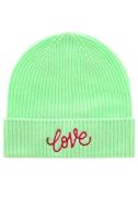 Zwillingsherz Beanie met Love borduursel (set)