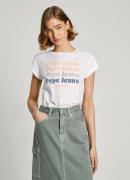 Pepe Jeans T-shirt Eileen van gestructureerde katoenkwaliteit