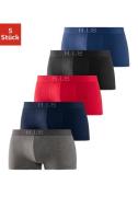 NU 20% KORTING: H.I.S Hipster Boxershorts met geweven tailleband met l...