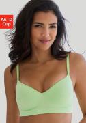 Lascana Push-up-bh COMFY BRA met beugel van zachte katoenmix, lingerie