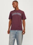 NU 20% KORTING: Jack & Jones Shirt met ronde hals JJECALEB VARSITY TEE...