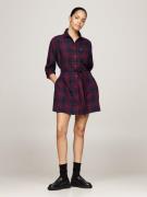 NU 20% KORTING: TOMMY JEANS Jurk met overhemdkraag TJW CHECK SHIRT DRE...