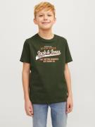 NU 20% KORTING: Jack & Jones Junior Shirt met ronde hals JJELOGO TEE S...