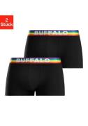 Buffalo Hipster Pride Boxershorts met geweven band in regenboogkleuren...