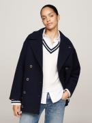 TOMMY JEANS Korte jas TJW WOOL PEACOAT