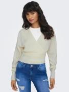 NU 20% KORTING: Only Trui met V-hals ONLELINA LS V-NECK PULLOVER EX KN...