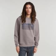 NU 20% KORTING: G-Star RAW Sweatshirt Stacked Old Skool Logo R