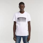 NU 20% KORTING: G-Star RAW Shirt met print Stacked Old Skool Logo R