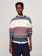 NU 20% KORTING: Tommy Hilfiger Gebreide trui GLOBAL STP ALL OVER SWEAT...