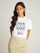 Calvin Klein T-shirt MIXED LOGO REGULAR TEE