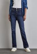 NU 20% KORTING: STREET ONE Bootcut jeans met dubbele knoop