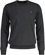 NU 20% KORTING: Gant Trui met ronde hals CTN/WO C-NECK met geborduurd ...