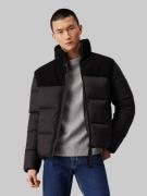 Calvin Klein Outdoorjack SHERPA PUFFER JACKET met een logo-opschrift